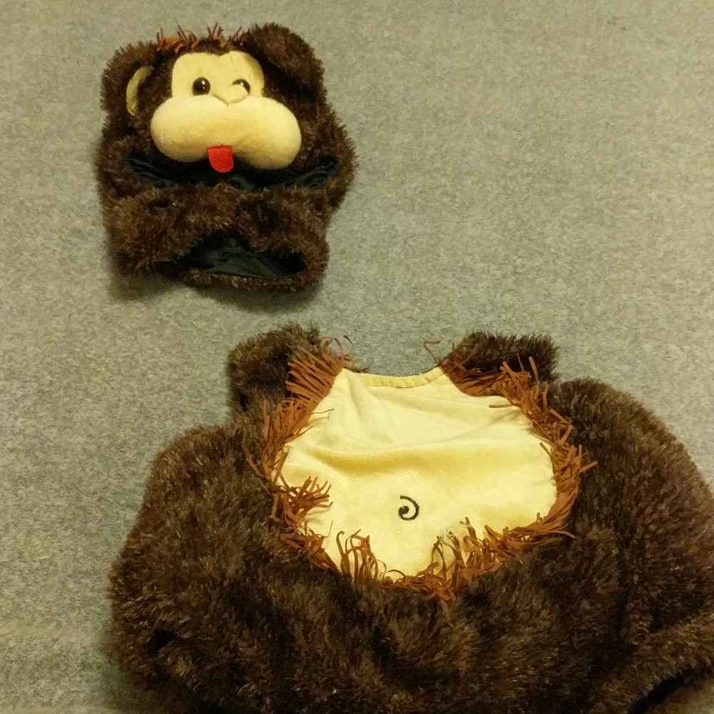 2 piece monkey costume
